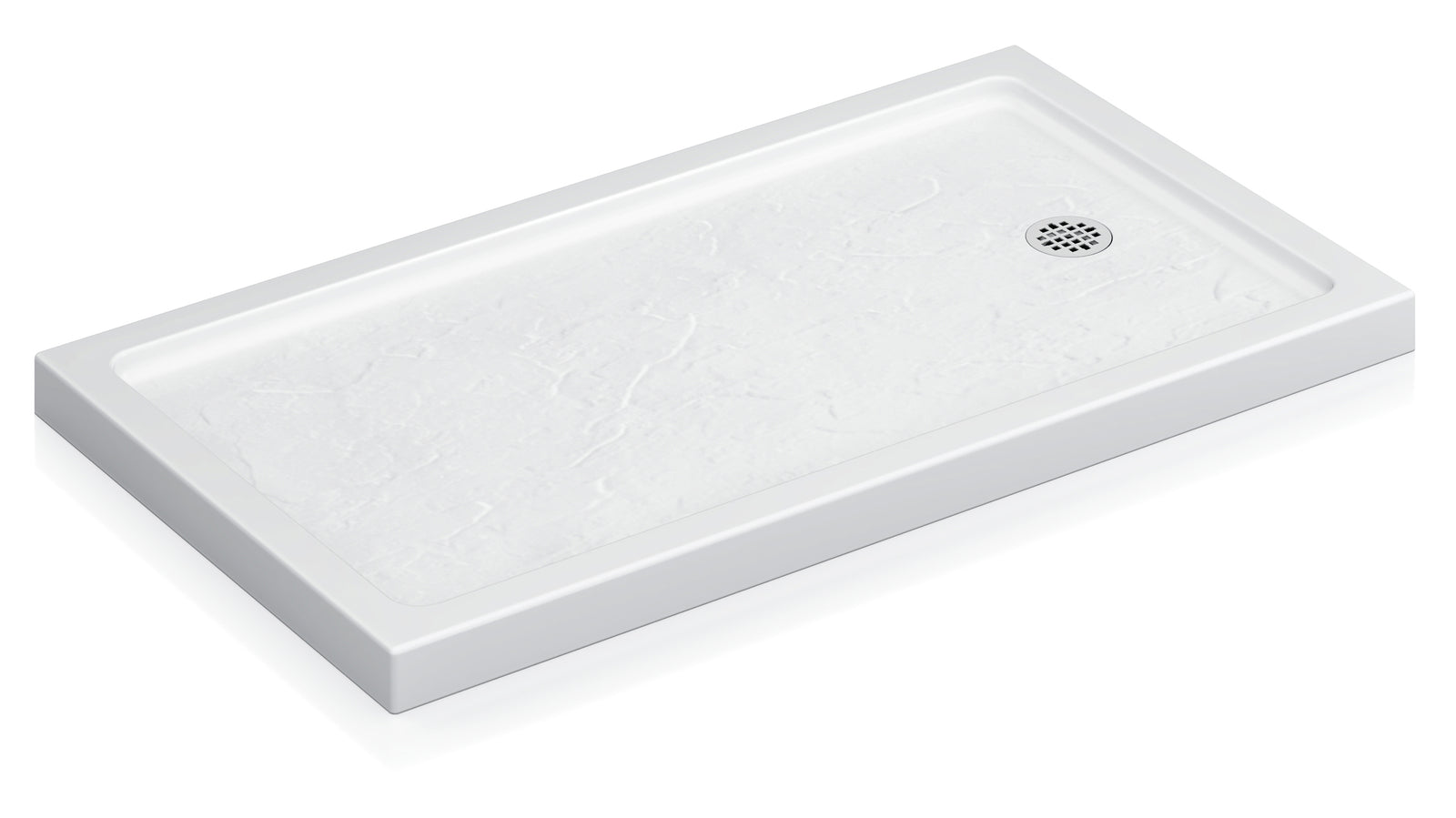 White Rectangular Shower Base Series – 10 Sizes