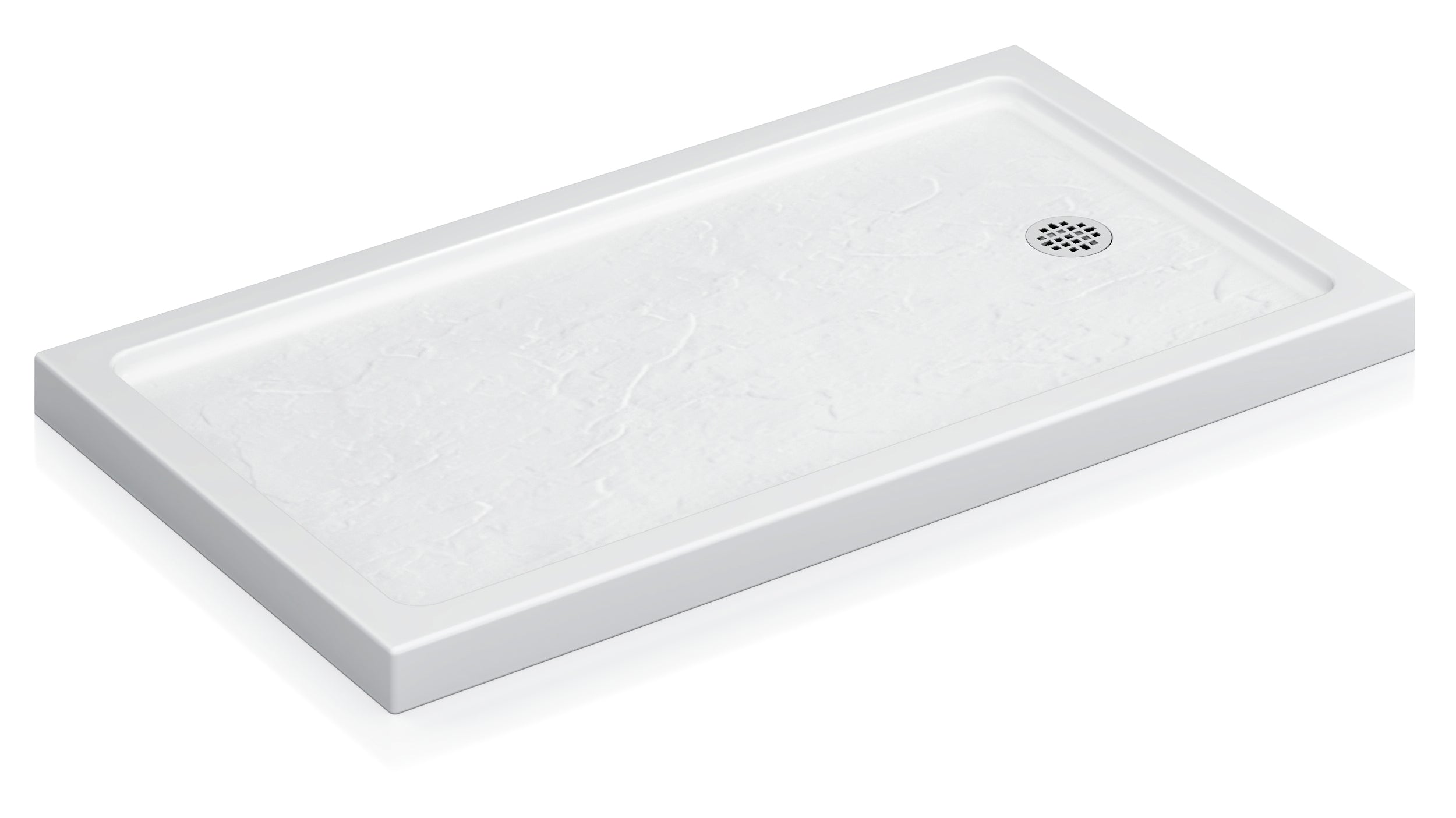 White Rectangular Shower Base Series – 10 Sizes