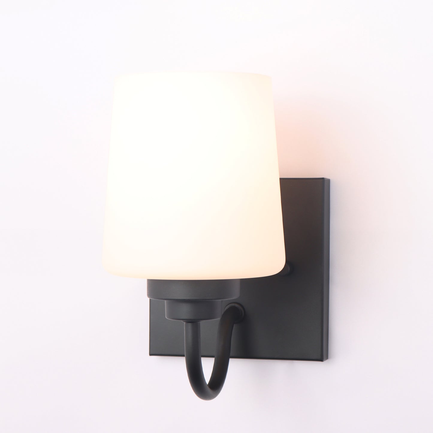 Bathroom Vanity Light Fixture, 1 Light Modern Gold Vanity Lighting Fixture, Lighting Fixture Over Mirror, Wall Sconce with Frosted Glass for Hallway, Bedroom with E26 Socket