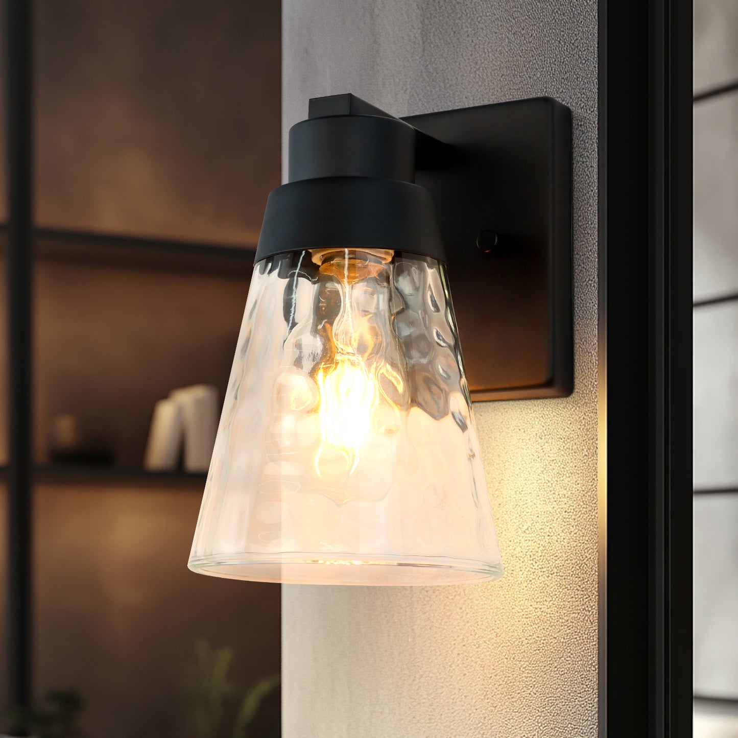 Bedroom light fixture, 1 modern gold vanity light fixture, light fixture above mirror, wall sconce with clear glass, for hallway, bedroom, with E26 socket