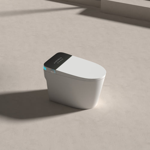 Smart Toilets with Heated Bidet Seat.Portable toilet with bidet built.Intelligent Toilet Auto Open/Close Seat. Bidet toilet with Dryer and Warm Water