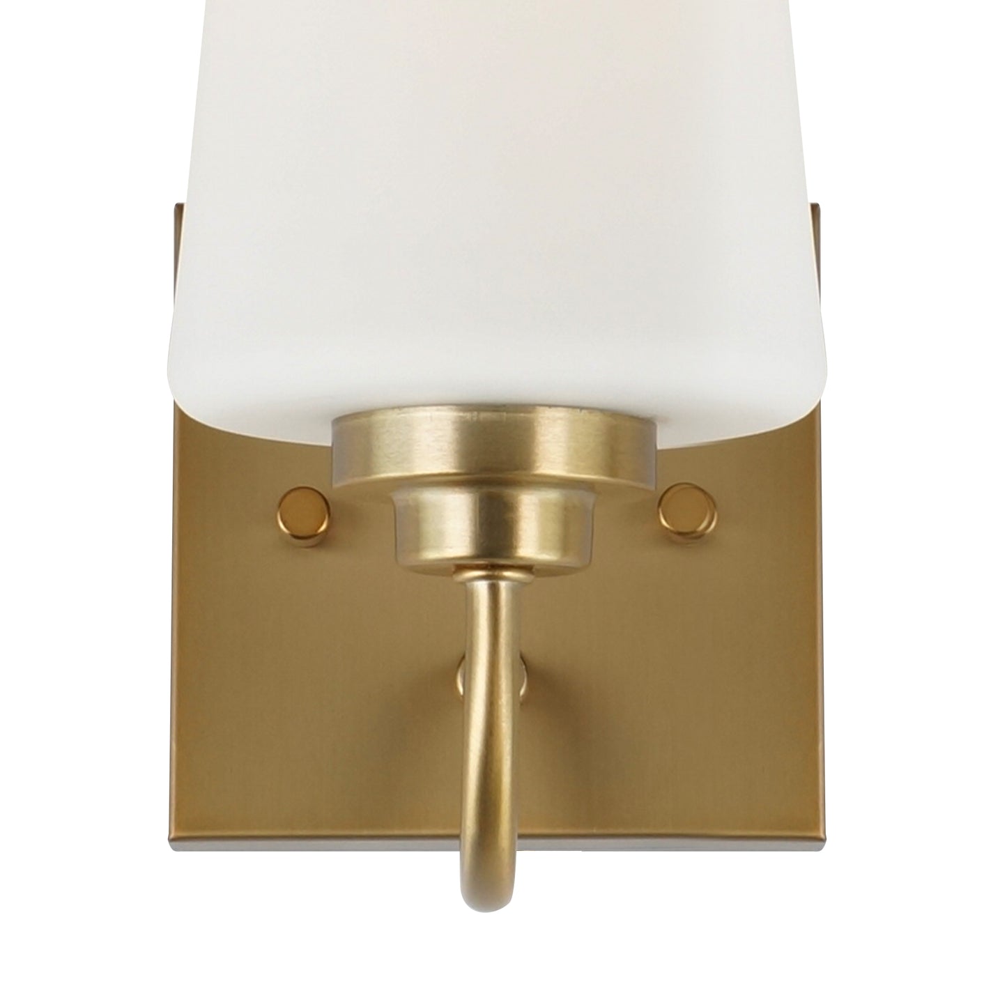 Bathroom Vanity Light Fixture, 1 Light Modern Gold Vanity Lighting Fixture, Lighting Fixture Over Mirror, Wall Sconce with Frosted Glass for Hallway, Bedroom with E26 Socket