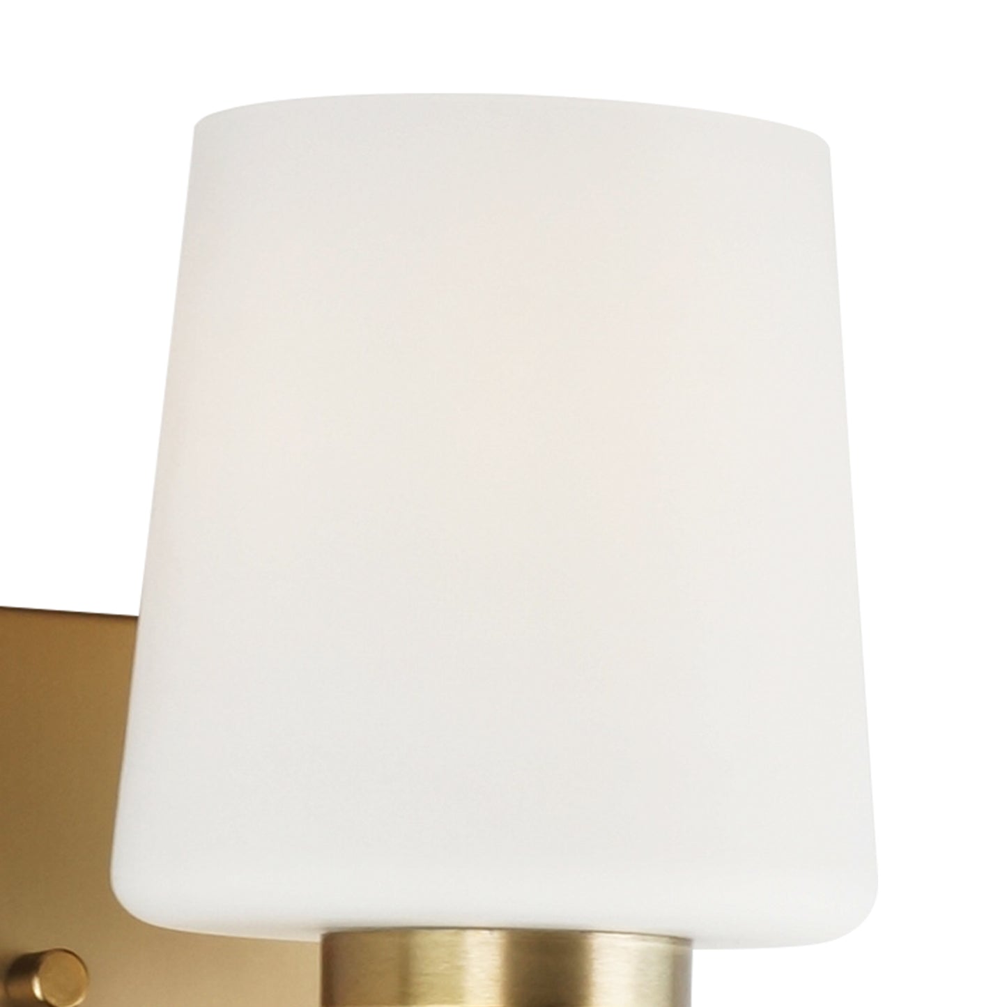 Bathroom Vanity Light Fixture, 1 Light Modern Gold Vanity Lighting Fixture, Lighting Fixture Over Mirror, Wall Sconce with Frosted Glass for Hallway, Bedroom with E26 Socket