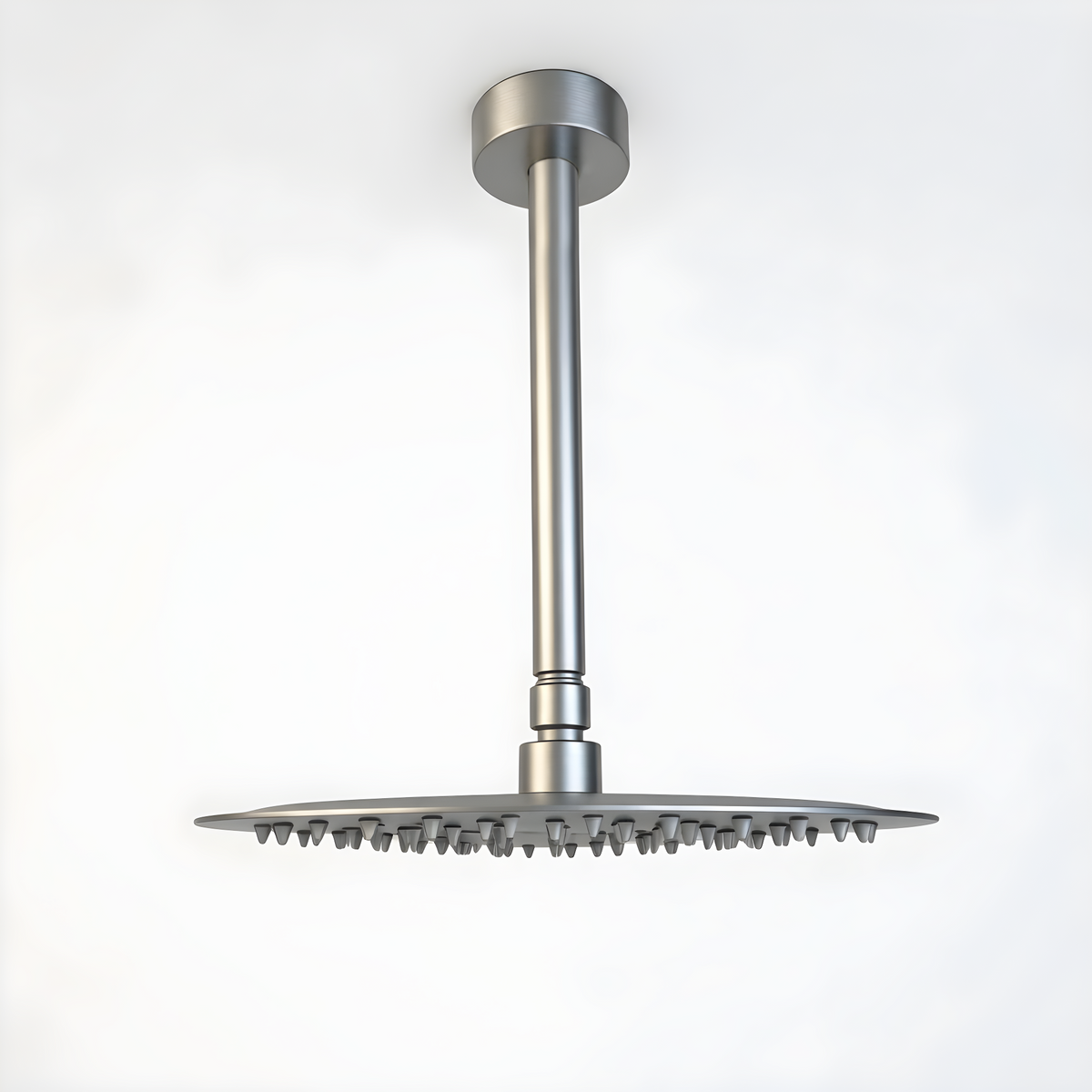 10"&12" Brushed Nickel Bathroom Luxury shower head,High Pressure Rain Shower Head, Ultra-Thin Showerhead 304 Stainless Steel