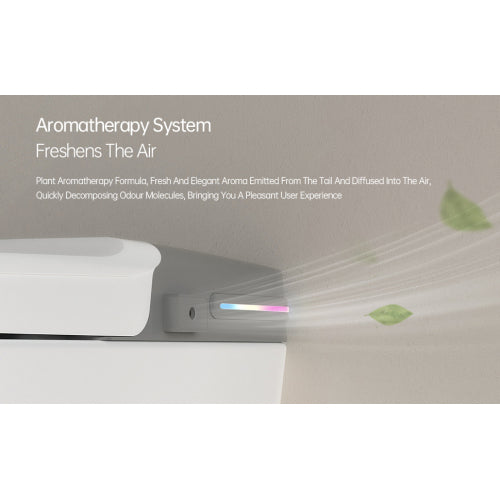 Smart Bidet Toilet with Remote Control.Raised Tankless Toilet with LED Display. Auto Open/AutoHeated. Seat Toilet Bidet with Aromatherapy System.Warm Water And Dry.Off Seat Flush.Foot Sensor.