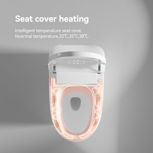 Intelligent Smart Toilet - Auto Open/Close Seat with Heated Bidet & Dryer-KPUY