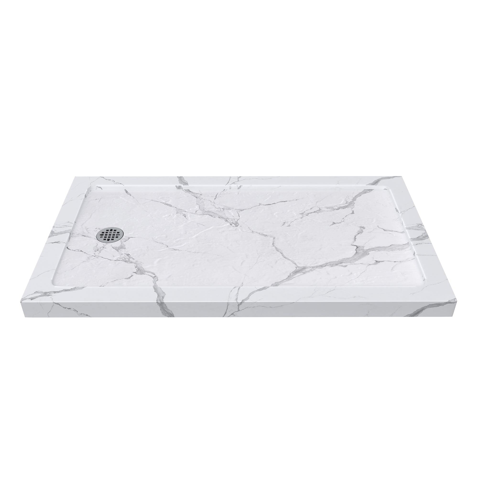 Carrara White Shower Base, 54 in. L x 32 in. W, Model SY5432