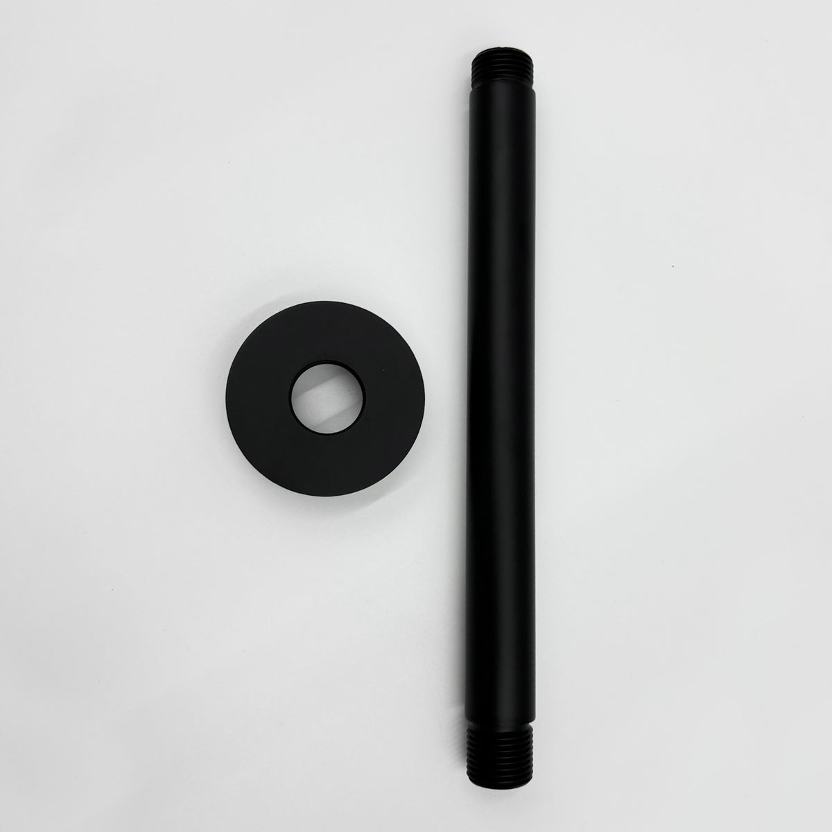 Ceiling Mounted Shower Arm With Flange, Rain Shower Arm Universal Connection, For Fixed Rain Shower Head, 304 Stainless Steel, Bathroom Accessories