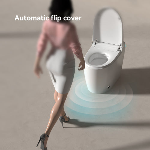 Luxury Smart Bidet Toilet - Heated Seat with Warm Water & Automatic Flush-KPUY