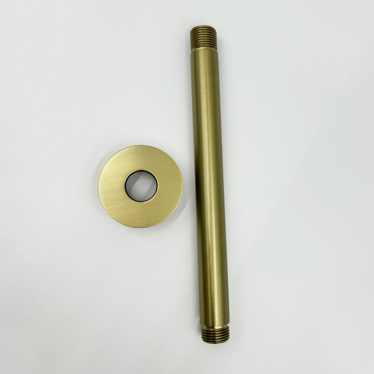 Ceiling Mounted Shower Arm With Flange, Rain Shower Arm Universal Connection, For Fixed Rain Shower Head, 304 Stainless Steel, Bathroom Accessories