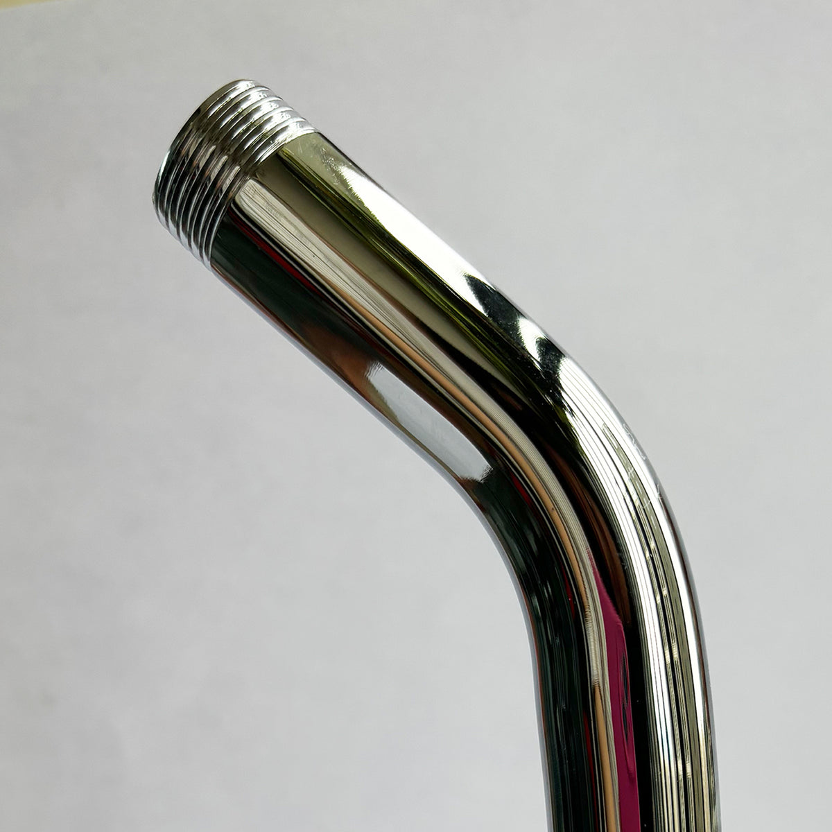 Shower Arm with Flange, 1/2 NPT Tapered Threads, Rain Shower Head Arm, Wall Mount Shower Extension Arm