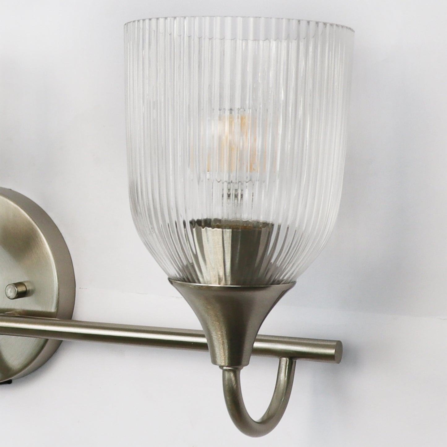 Bathroom Vanity Light Fixture, 3 Light Modern Gold Vanity Lighting fixtures, Bathroom Lighting Fixtures Over Mirror, Bathroom Wall Lamp with Clear Glass for Bathroom, Hallway, Bedroom with E26 Socket