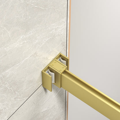 KPUY Frameless Double Sliding Shower & Bathtub Door | 43"-60" W