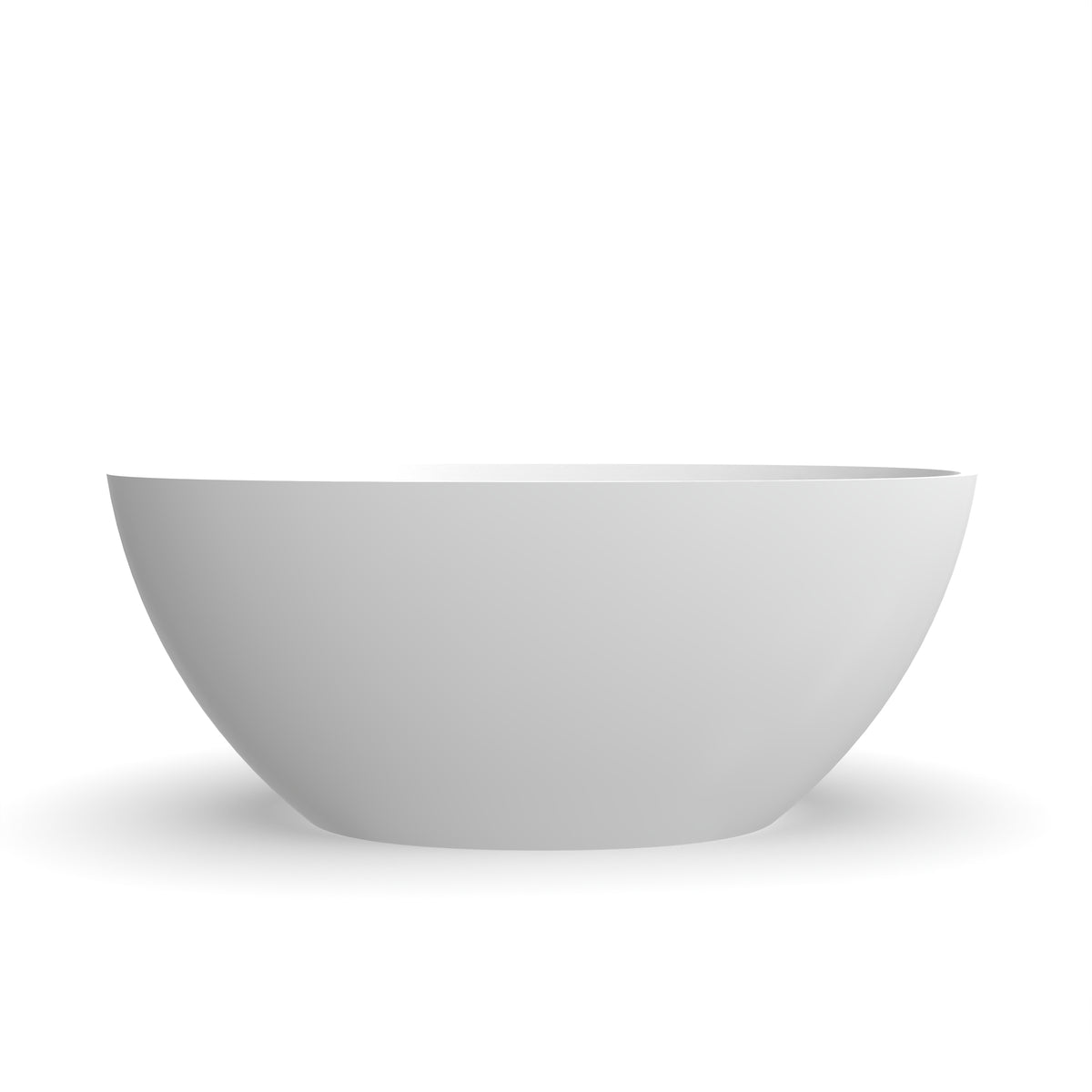 55 inch freestanding solid surface soaking bathtub for bathroom