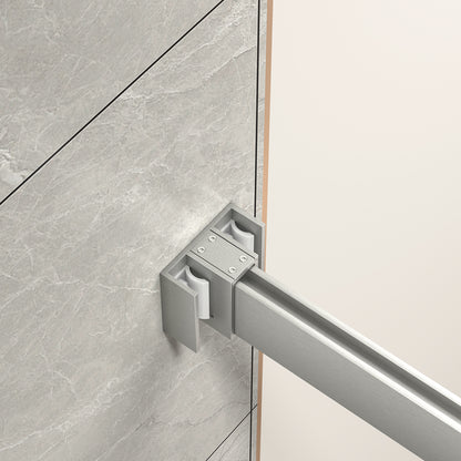 KPUY Frameless Double Sliding Shower & Bathtub Door | 43"-60" W