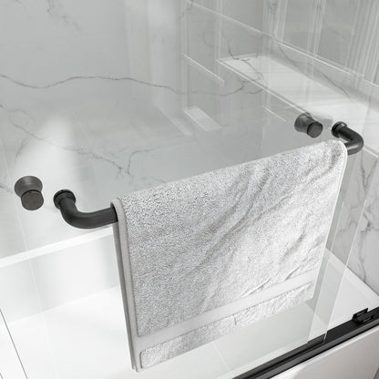 KPUY 55"-60" W Double Bypass Sliding Shower & Bathtub Door | 3 Finishes