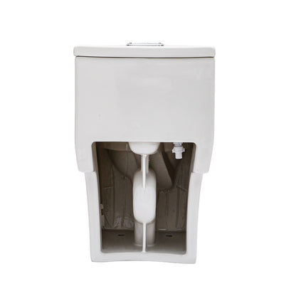 KPUY One-Piece Dual Flush Toilet | 12" Rough-In | Skirted Trapway | MAP 800g Power Flush