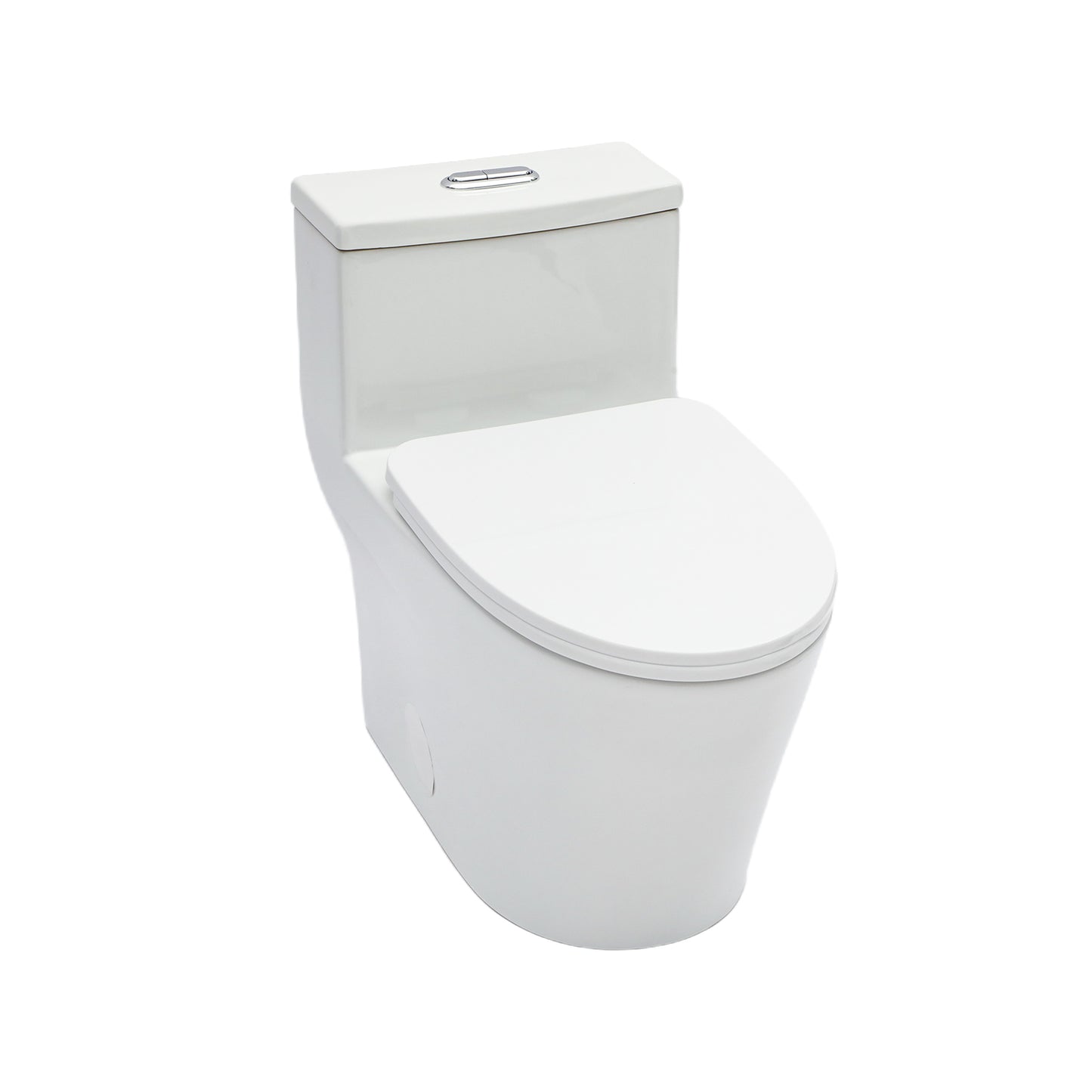 KPUY One-Piece Dual Flush Toilet | 12" Rough-In | Skirted Trapway | MAP 800g Power Flush