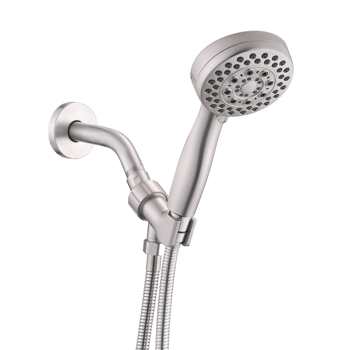 5 Mode Adjustable Settings Handheld Shower Head with Hose High Pressure Shower Heads