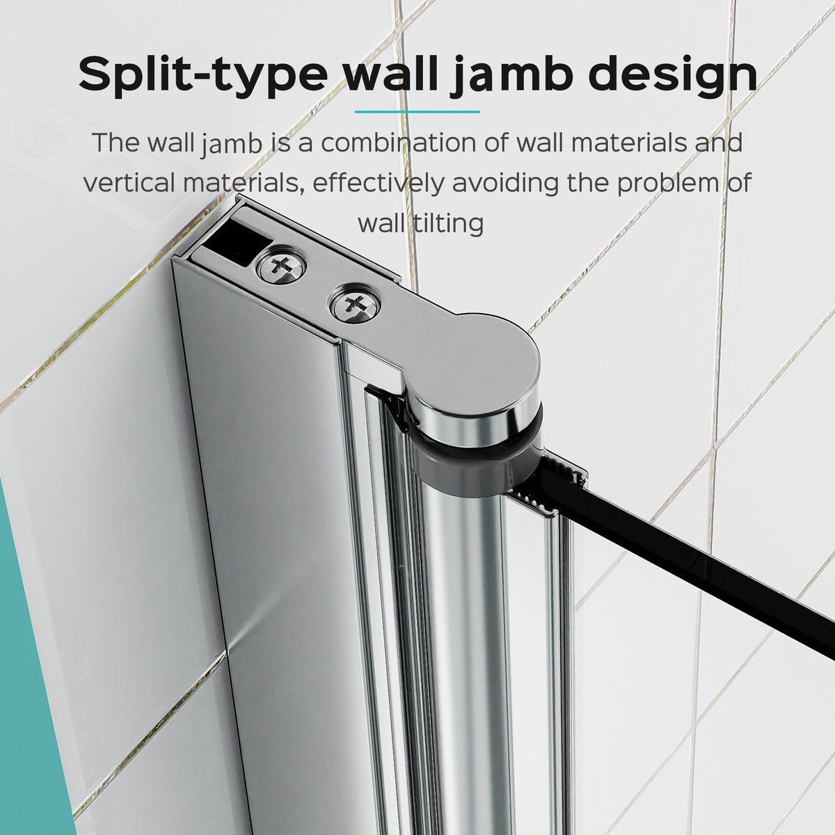 31 in. W * 55 in. H Frameless Shower Doors for Bathtub, 1/4" (6mm) Thick SGCC Tempered Glass Door, Pivot Shower Door Panel for Bathroom, Chrome